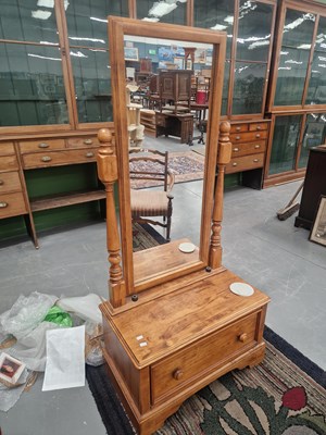 Lot 248 - A vintage Willis & Gambier cheval mirror...