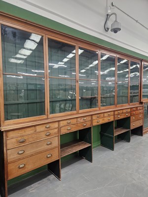 Lot 256 - An impressive Victorian mahogany shop display...