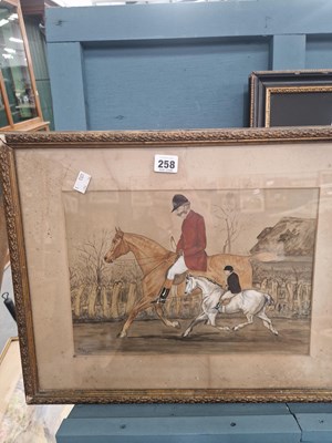Lot 258 - H E Mytton, a naive school watercolour of...