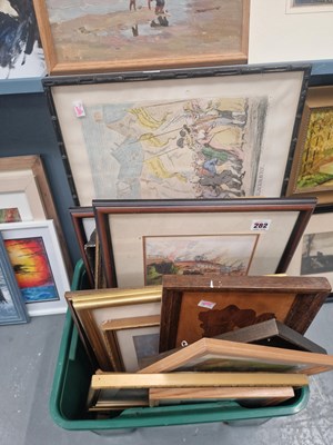 Lot 288 - A collection of various pictures and prints,...
