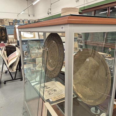 Lot 301 - A modern display cabinet H 159 W 154 D 54cm