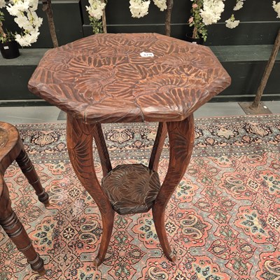Lot 329 - An antique Liberty type occasional table in...