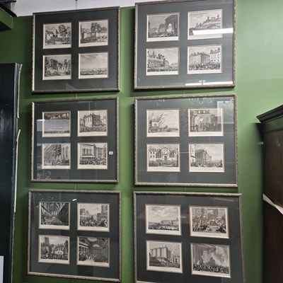 Lot 339 - After Piere Berthault, a uniform framed set of...