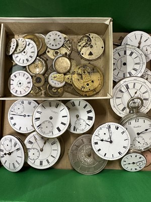 Lot 1129 - A collection of watch and pocket watch movements