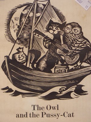 Lot 1309 - Ben Sands (b.1920), Shoestring Press,The Owl...