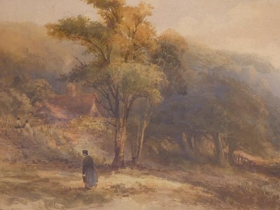 Lot 1289 - Albert Marlow (1862-1911), pastoral scene with...