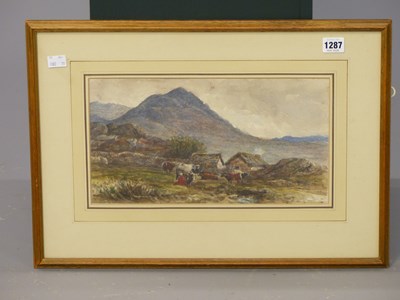 Lot 1287 - James Orrock (1822-1913),  'Near Capel Curig N....