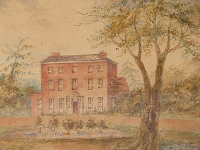 Lot 1301 - 19th century naïve school, a Georgian country...