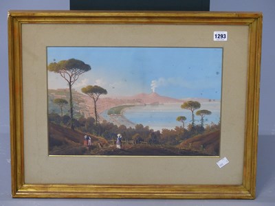 Lot 1293 - 19th-century school, the bay of Naples,...