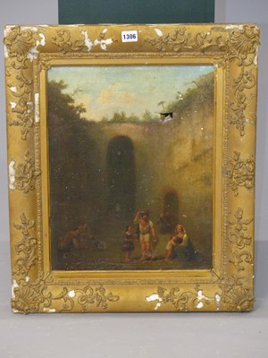Lot 1306 - W M Bennett (19th century), 'A Grotto Near...