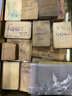 Lot 1135 - A collection of vintage jewellers' moulds/dies...