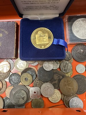 Lot 1136 - A mixed collection of British and world coins...