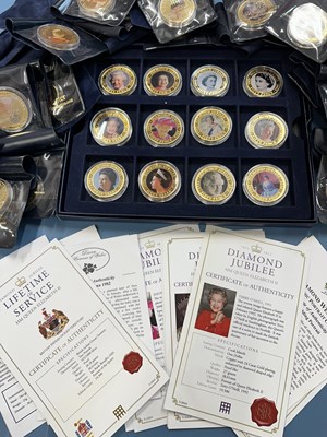 Lot 1154 - A large collection of 24ct gold-plated...