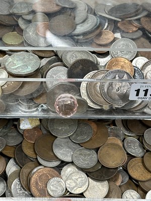 Lot 1139 - A large collection of mixed coins to include...