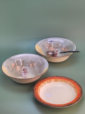 Lot 1185 - A pair of Royal Doulton  'Anne Page' and...