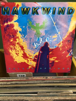 Lot 729 - Hawkwind: eight LP Records; Palace Springs...