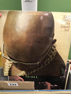 Lot 734 - Soul: ten LP Records; Isaac Hayes - Hot...