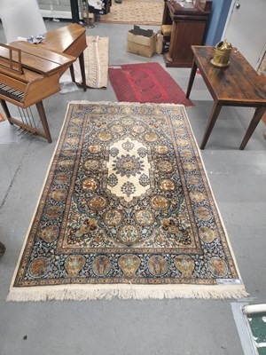 Lot 1437 - An oriental carpet of unusual design 278 × 181cm