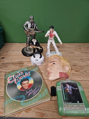 Lot 742 - Elvis collectables and memorabilia: including...
