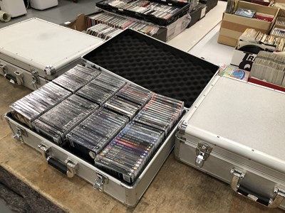 Lot 746 - Dr. Who: 3 flight case CD holders with approx...
