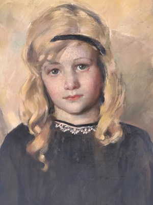 Lot 1366 - Guy Lipscombe (1881-1952), portrait of a...