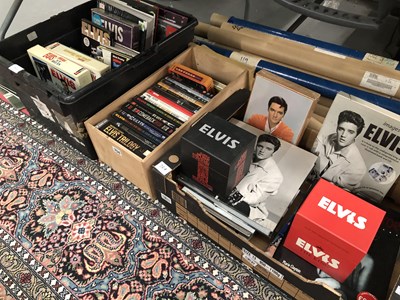 Lot 754 - Elvis Memorabillia: DVDs, CD boxsets,...