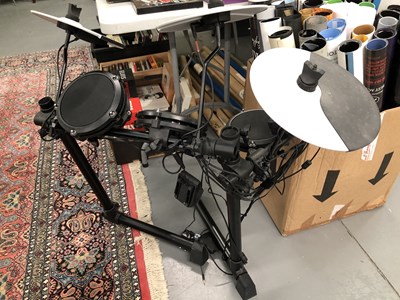 Lot 763 - An Alesis 'Debut Kit' drum module electronic...