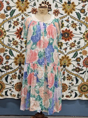 Lot 75 - Clothing - Vintage dresses to include, a cream...