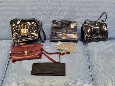 Lot 90 - Handbags - Three vintage small handbags, one...