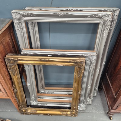 Lot 15 - Four ornate picture frames, largest  106 ×...