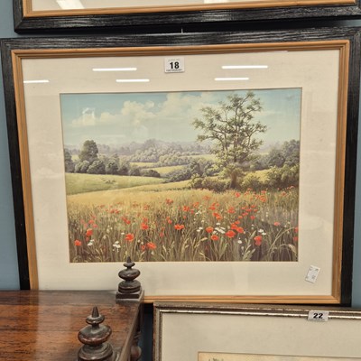 Lot 18 - Two decorative landscape prints after Dipnall...
