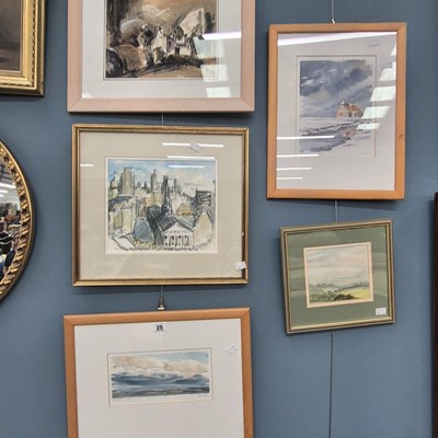 Lot 25 - Five watercolours, including 'Fairfield in...