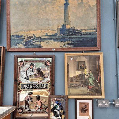 Lot 29 - A large framed print after Frank Mason, a...