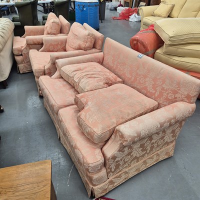 Lot 40 - A Duresta three piece suite, comprising a two...