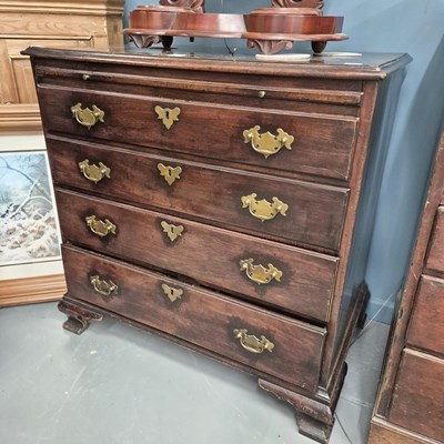 Lot 85 - An early 19th century mahogany bachelor's...
